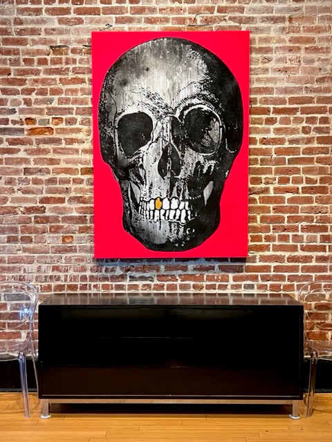 Dirty South Skull Neon Pink Banger // William Goodman