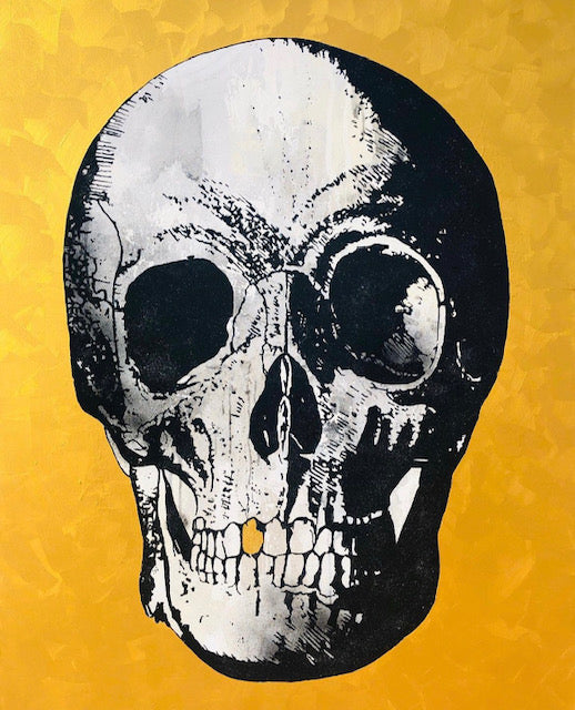 Dirty South Skull 24k Gold // William Goodman