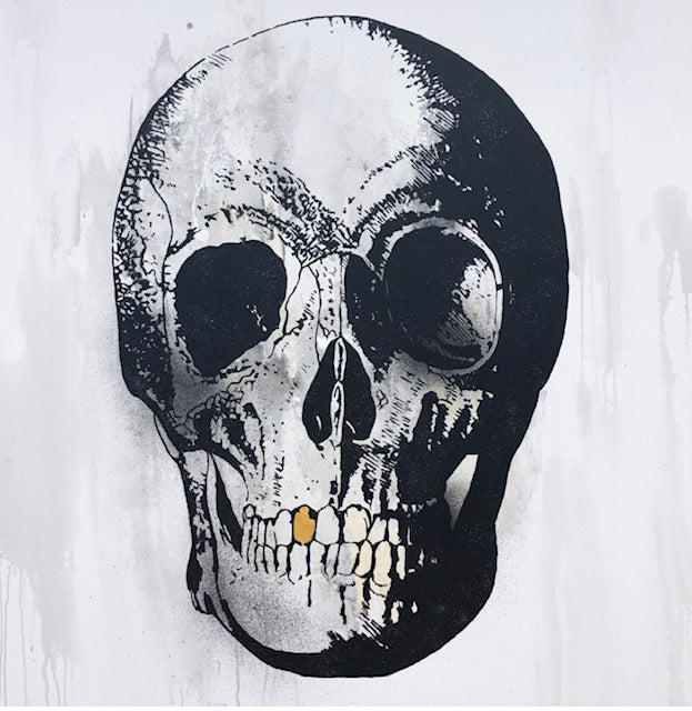 Dirty South Skull Black & White // William Goodman